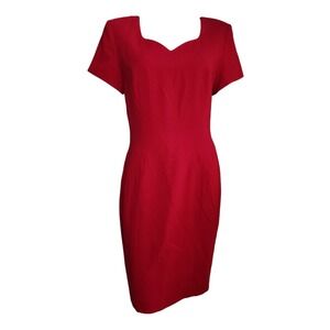 Preview Collection Dress Womens Size 12 Red Sweetheart Valentine Date Party